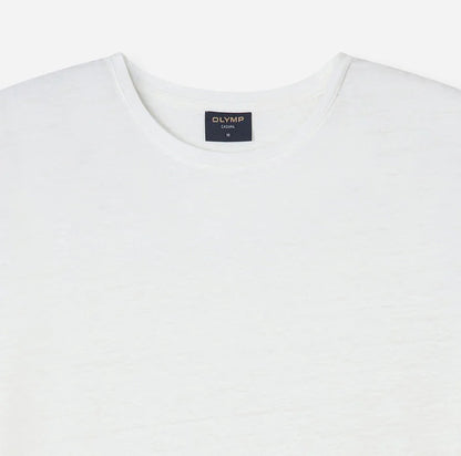 ΛΕΥΚΟ ΛΙΝΟ T-SHIRT OLYMP (5621/12/00)