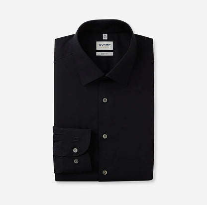 ΜΑΥΡΟ ΠΟΥΚΑΜΙΣΟ OLYMP SLIM FIT (6090/64/68)