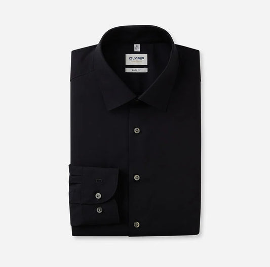 ΜΑΥΡΟ ΠΟΥΚΑΜΙΣΟ OLYMP SLIM FIT (6090/64/68)