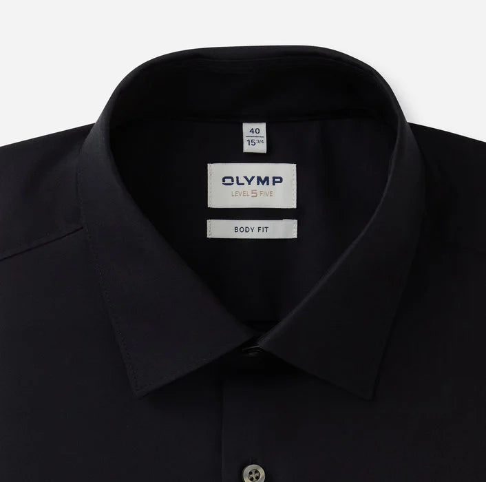 ΜΑΥΡΟ ΠΟΥΚΑΜΙΣΟ OLYMP SLIM FIT (6090/64/68)