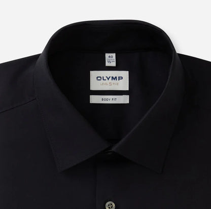 ΜΑΥΡΟ ΠΟΥΚΑΜΙΣΟ OLYMP SLIM FIT (6090/64/68)