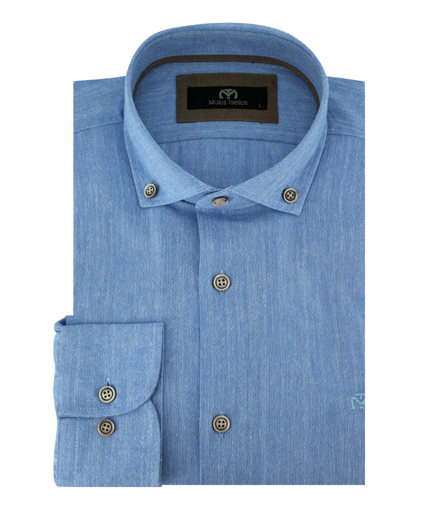 ΣΙΕΛ ΠΟΥΚΑΜΙΣΟ MAKIS TSELIOS REGULAR FIT (B2647.2)