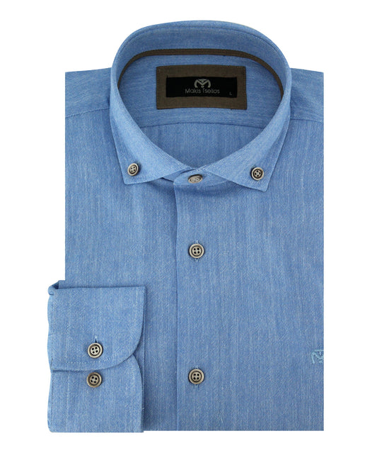 ΣΙΕΛ ΠΟΥΚΑΜΙΣΟ MAKIS TSELIOS REGULAR FIT (B2647.2)