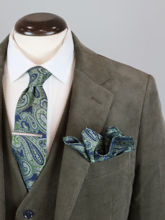 ΠΡΟΣΦΟΡΑ 3-PIECE OLIVE ΚΟΤΛΕ ΚΟΣΤΟΥΜΙ (CORD 16W/GREY OLIVE)