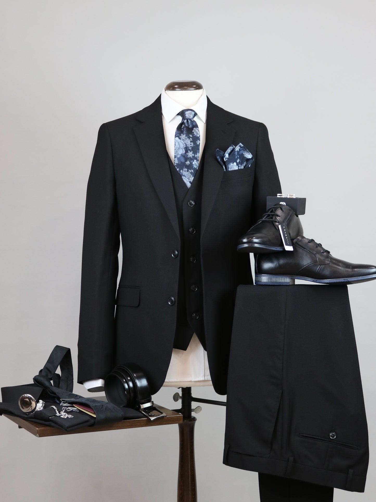 3-PIECE ΜΑΥΡΟ ΚΟΣΤΟΥΜΙ JOHN SMITH (SS90745/15 BLACK)