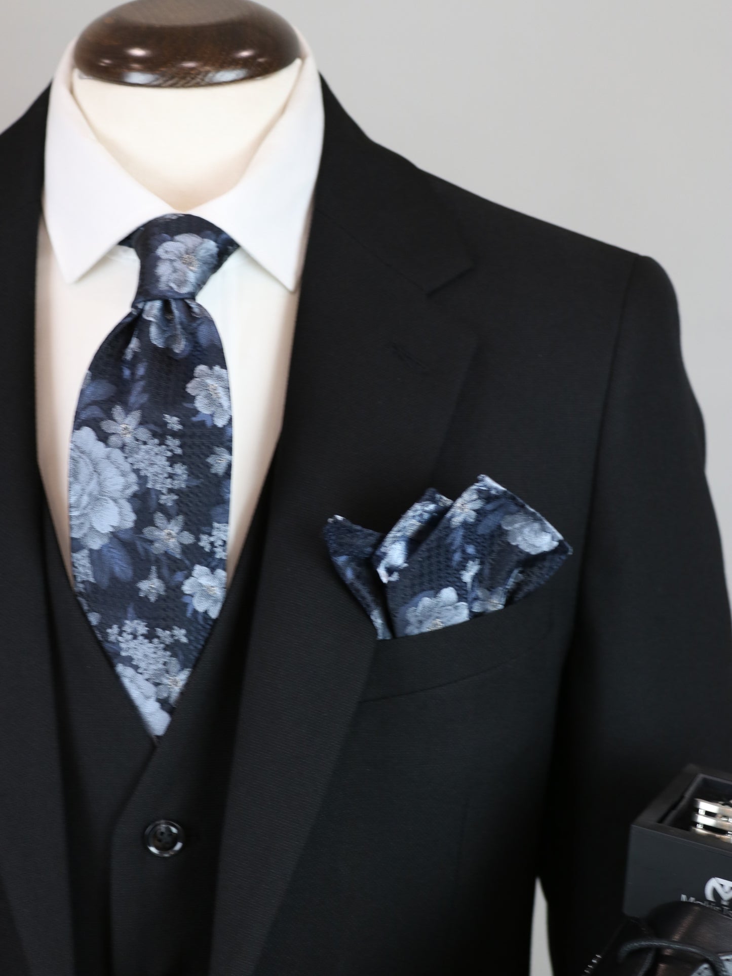 3-PIECE ΜΑΥΡΟ ΚΟΣΤΟΥΜΙ JOHN SMITH (SS90745/15 BLACK)