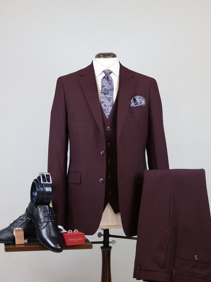 3-PIECE ΜΠΟΡΝΤΟ ΚΟΣΤΟΥΜΙ JOHN SMITH (SS90745/30 BORDEAUX)