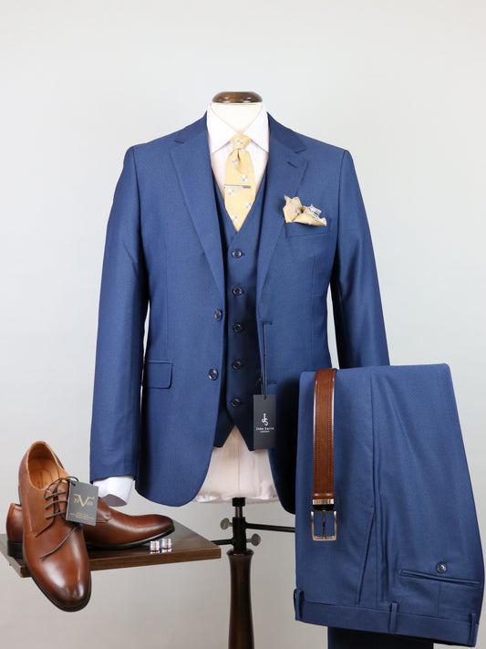 ΠΡΟΣΦΟΡΑ 3-PIECE BLUE RAF ΚΟΣΤΟΥΜΙ JOHN SMITH SLIM FIT (30073/26 blue)