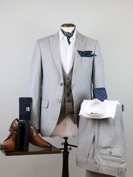 3-PIECE ICE GREY ΚΟΣΤΟΥΜΙ BOSTON (2933/5)