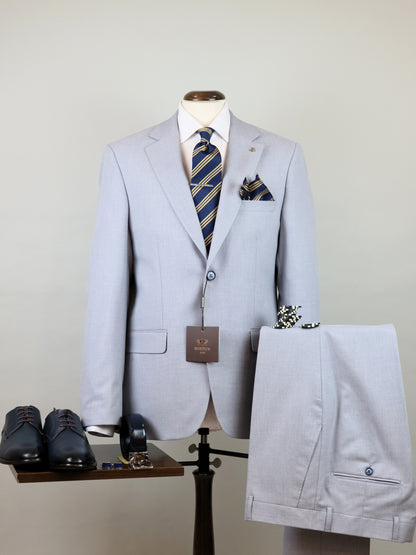 ΓΚΡΙ ΚΟΣΤΟΥΜΙ BOSTON REGULAR FIT (5907/7)