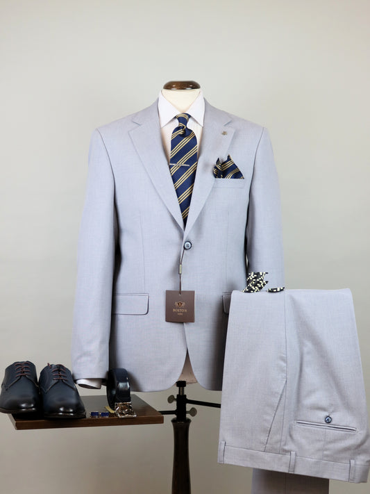 ΓΚΡΙ ΚΟΣΤΟΥΜΙ BOSTON REGULAR FIT (5907/7)