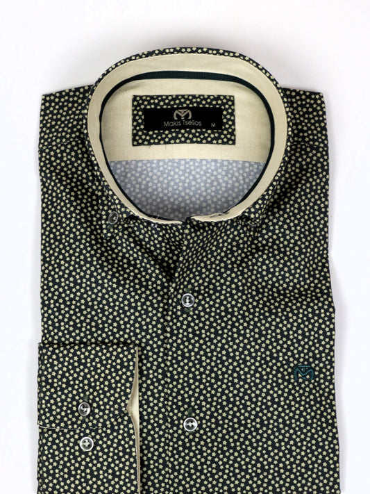 ΠΟΥΚΑΜΙΣΟ MAKIS TESLIOS ΜΕ ΜΙΚΡΟΣΧΕΔΙΟ - REGULAR FIT (M4862.3)