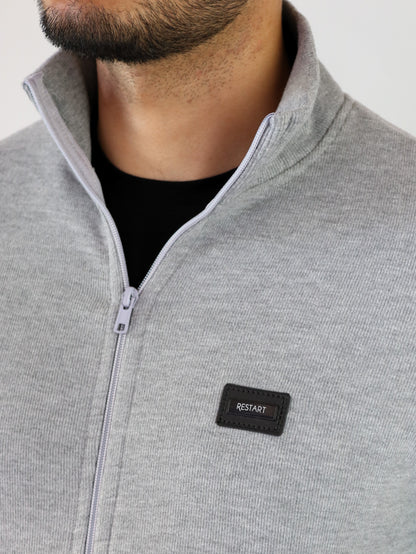 ΓΚΡΙ ΜΑΚΡΥΜΑΝΙΚΗ ΖΑΚΕΤΑ RESTART ΣΕ ΣΤΕΝΗ ΓΡΑΜΜΗ (RS-2432)