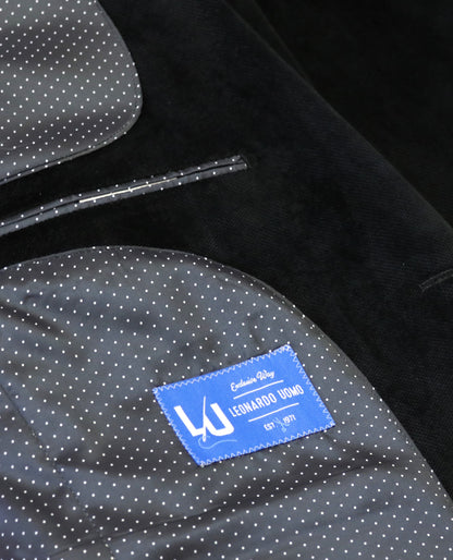 ΜΑΥΡΟ ΒΕΛΟΥΔΙΝΟ ΣΑΚΑΚΙ LEONARDO ΣΕ ΚΑΝΟΝΙΚΗ ΓΡΑΜΜΗ (090190460/15)