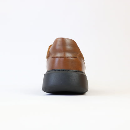 ΚΑΦΕ ΔΕΡΜΑΤΙΝΟ SNEAKER GIACOMO CARLO (900-9 TOBACCO)