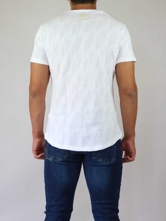 ΛΕΥΚΟ T-SHIRT REBEL (8009)