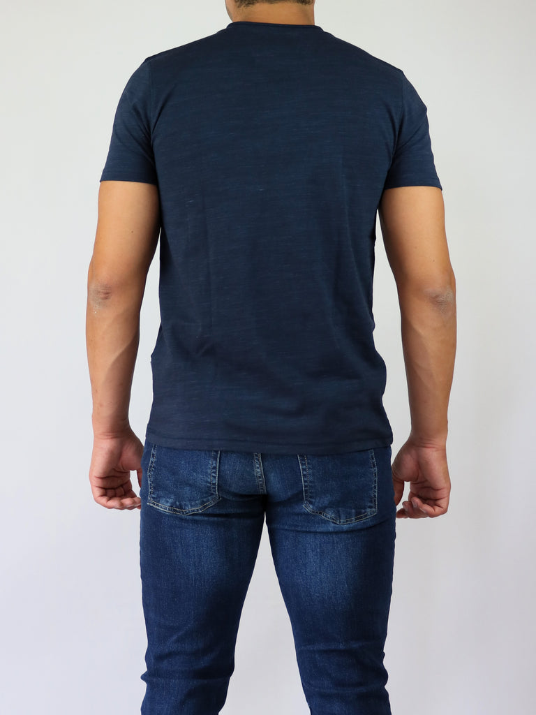 NAVY T-SHIRT ΜΕ ΚΟΥΜΠΙΑ MARCUS (200523/7105 Night navy)