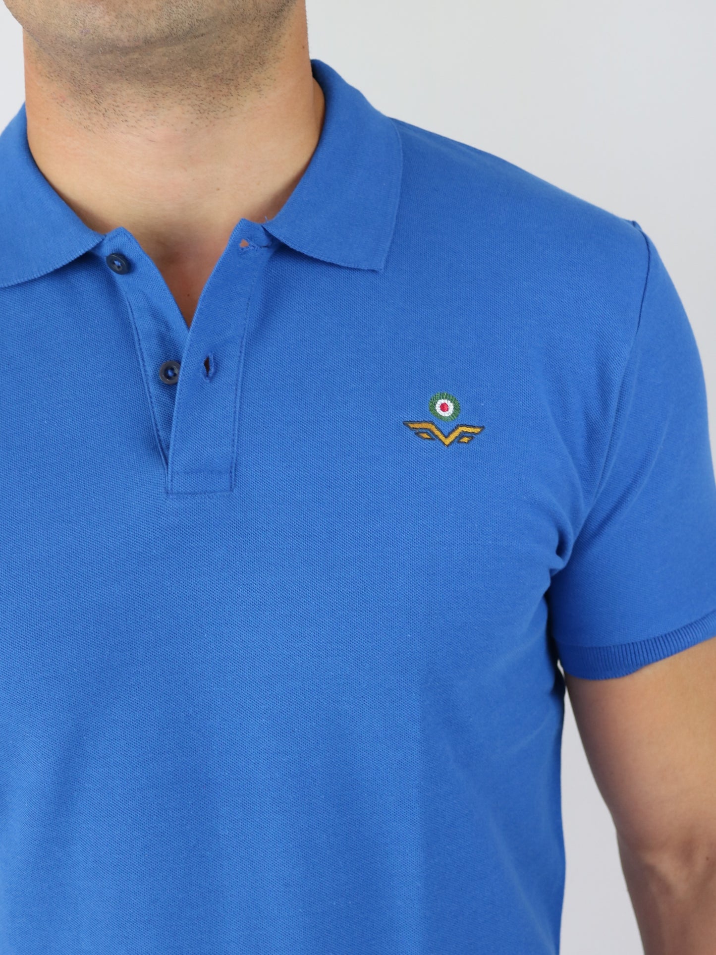 ROYAL BLUE POLO ARMATA (066/165)