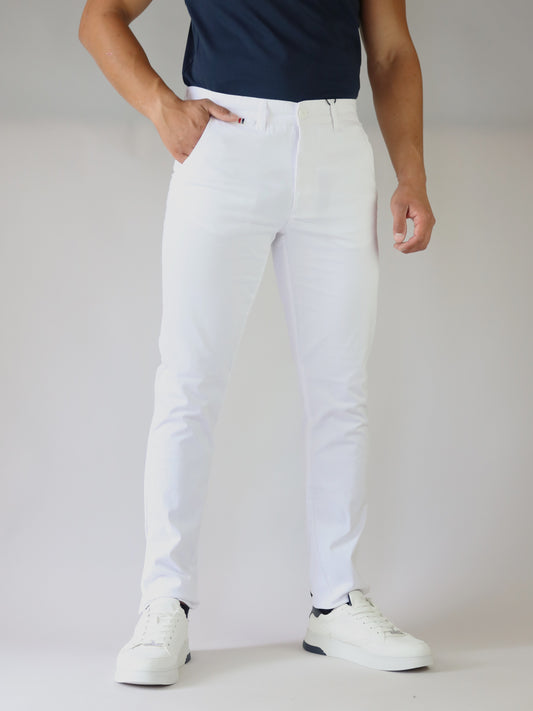 ΛΕΥΚΟ CHINOS ΠΑΝΤΕΛΟΝΙ LEONARDO (0503006)