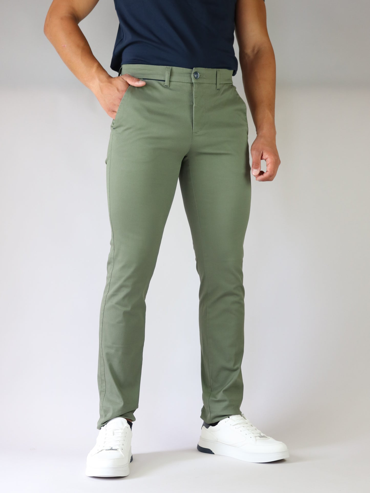 OLIVE CHINOS ΠΑΝΤΕΛΟΝΙ TRIAL (24 Logan)