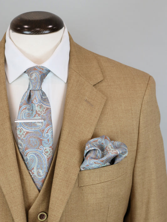 3-PIECE CAMEL ΚΟΣΤΟΥΜΙ SLIM FIT (91124/37)