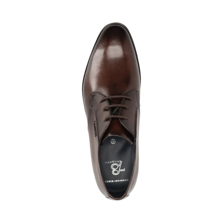 ΚΑΦΕ ΔΕΡΜΑΤΙΝΟ ΠΑΠΟΥΤΣΙ BUGATTI (312-AFY02-1100-6100/dark brown)