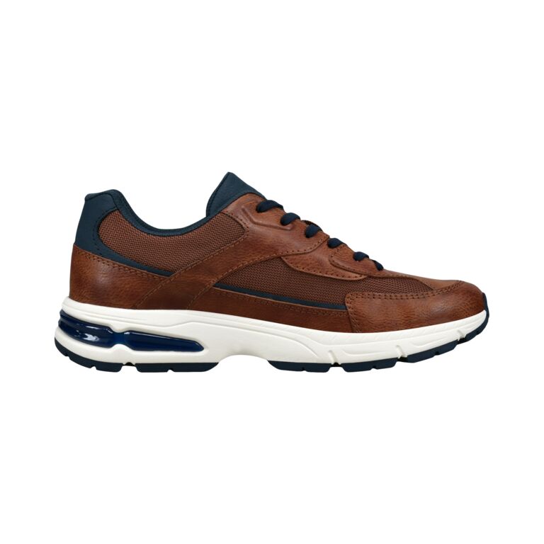 CAMEL ΔΕΡΜΑΤΙΝΟ SNEAKER BUGATTI (321-AOX03-5069-6363/cognac)